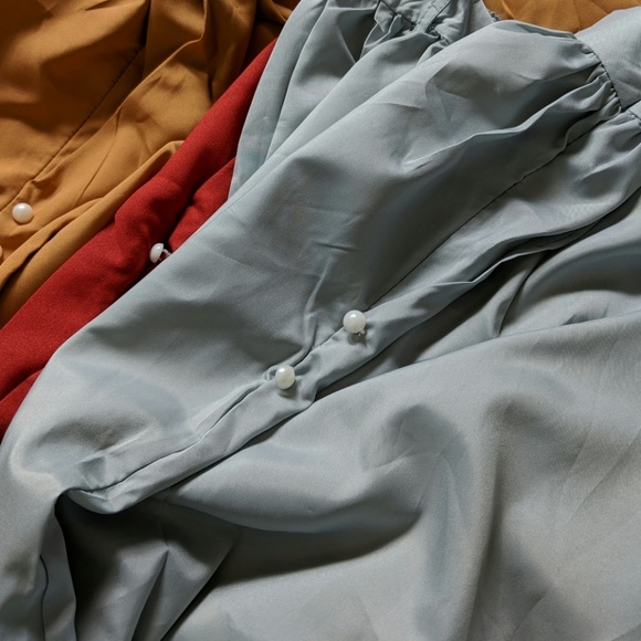 Several Colors High Waisted Pleated Maxi Skirt - Picture 7 of 8